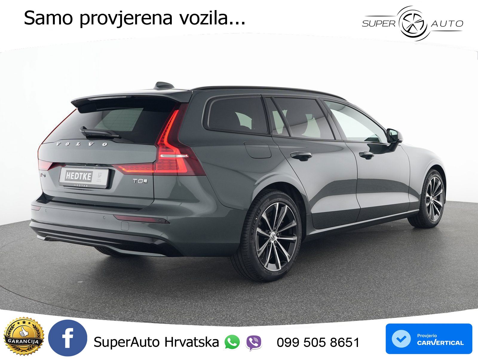 Volvo V60 2.0 T8 AWD Geartronic LED+GR SJED+ACC