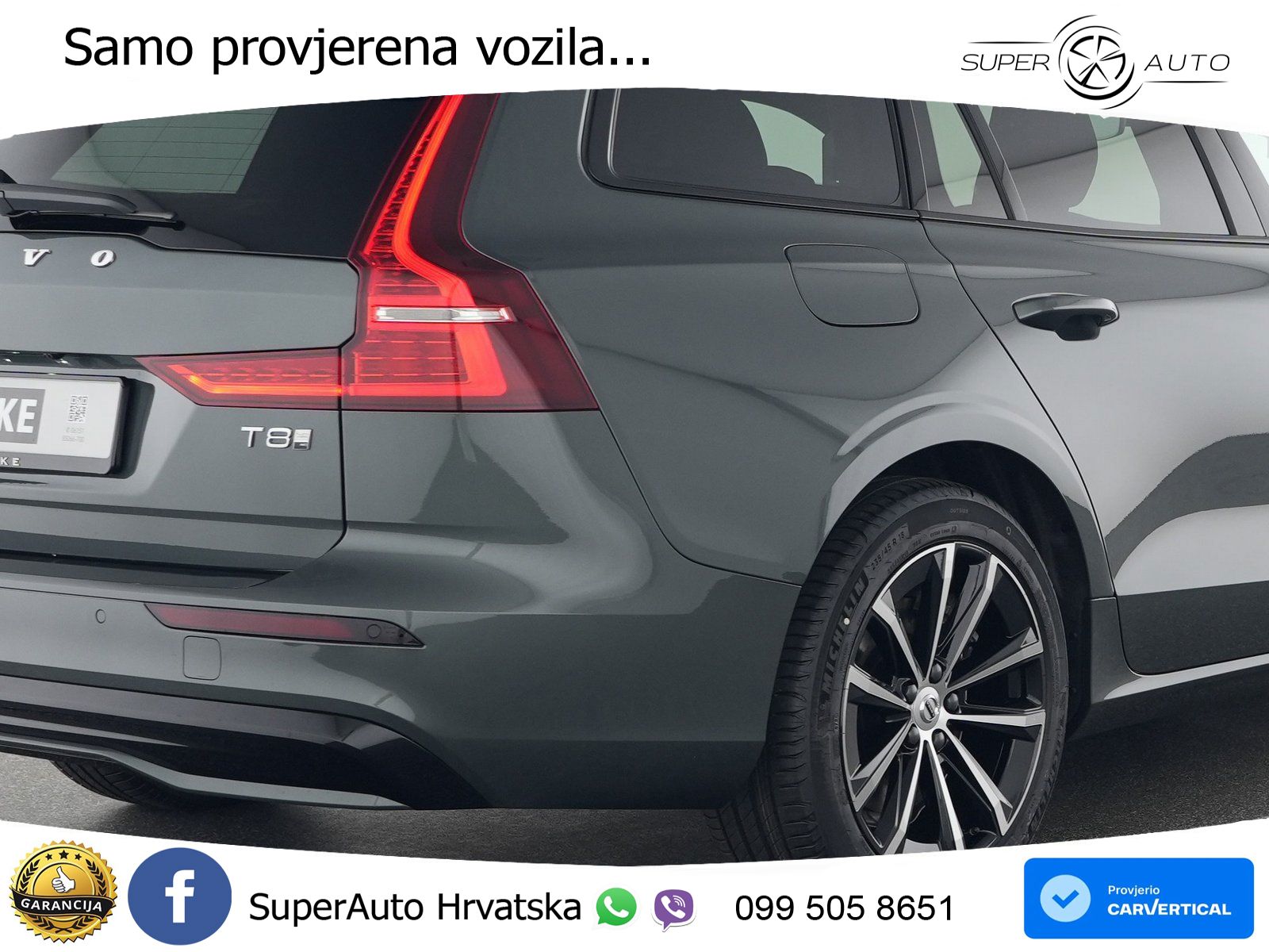 Volvo V60 2.0 T8 AWD Geartronic LED+GR SJED+ACC