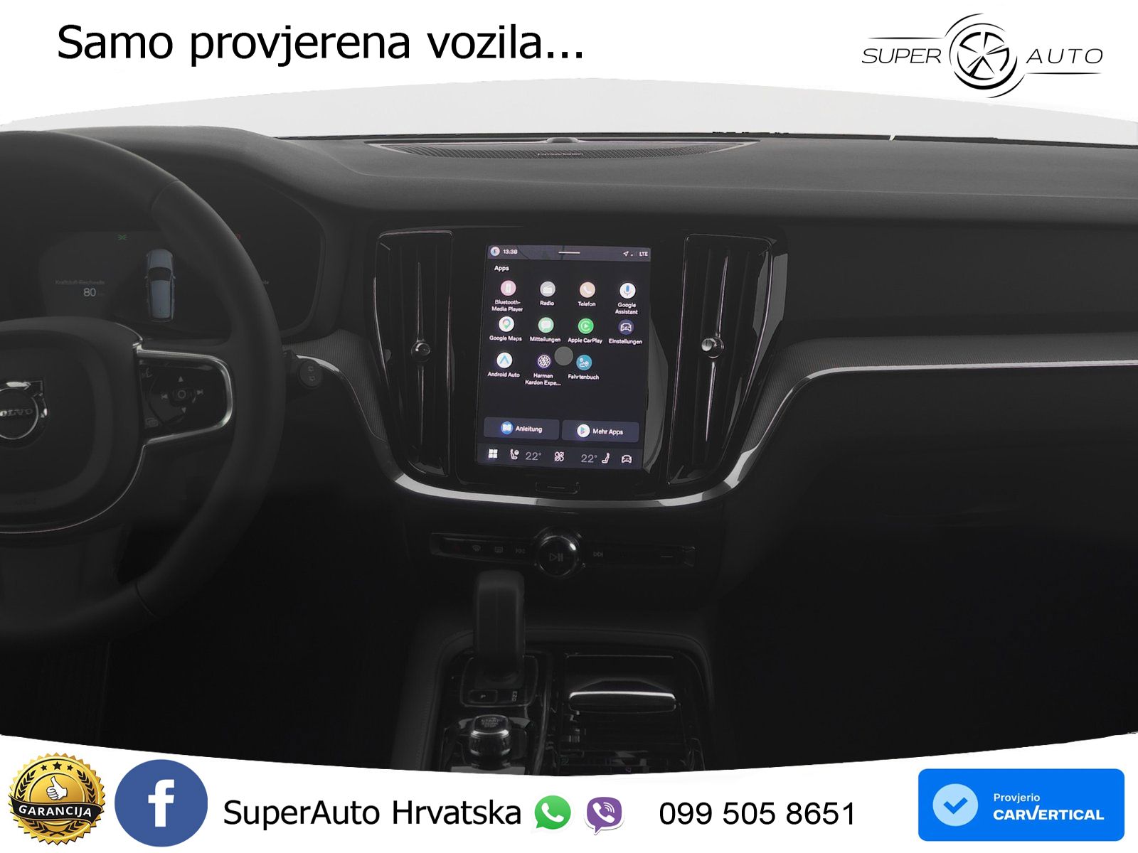 Volvo V60 2.0 T8 AWD Geartronic LED+GR SJED+ACC