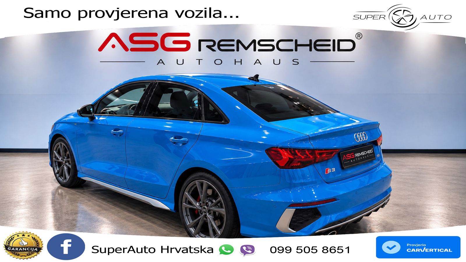 Audi S3 Limuzina 2.0 TFSI (310 KS) quattro S tronic