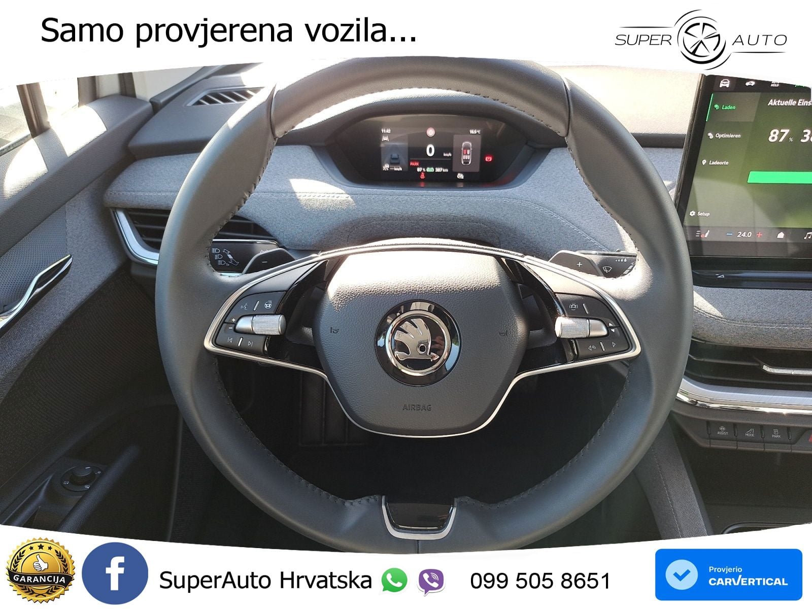 Škoda Enyaq 85x 82 kWh (286 KS) AWD LED+GR SJED+ACC