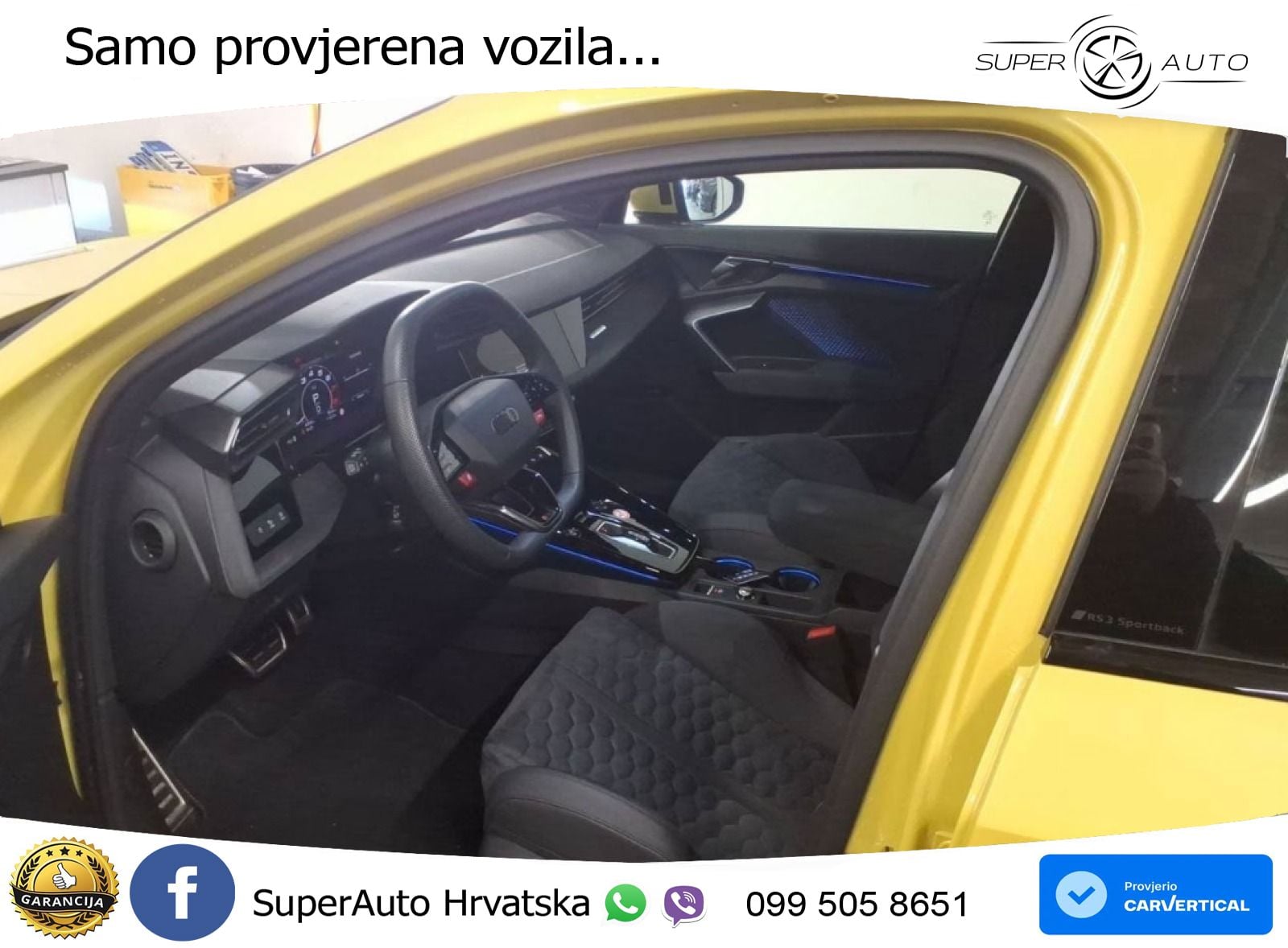 Audi RS3 Sedan 2.5 TFSI (400 KS) quattro S tronic LED+GR SJED+ACC