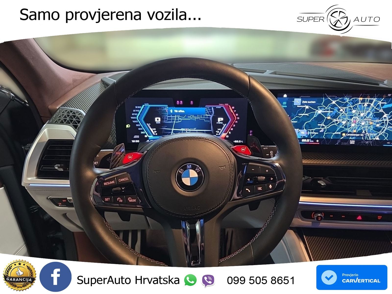 BMW XM 50e (476 KS) M xDrive M Steptronic LED+GR SJED+ACC