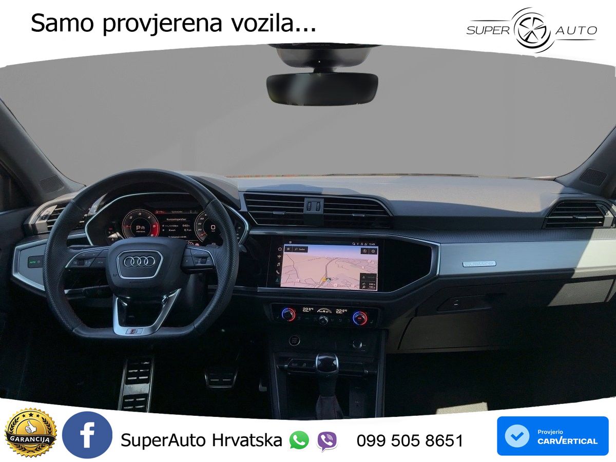 Audi Q3 Sportback 40 TDI (200 KS) quattro S tronic S line MATRIX+GR SJED+KAM