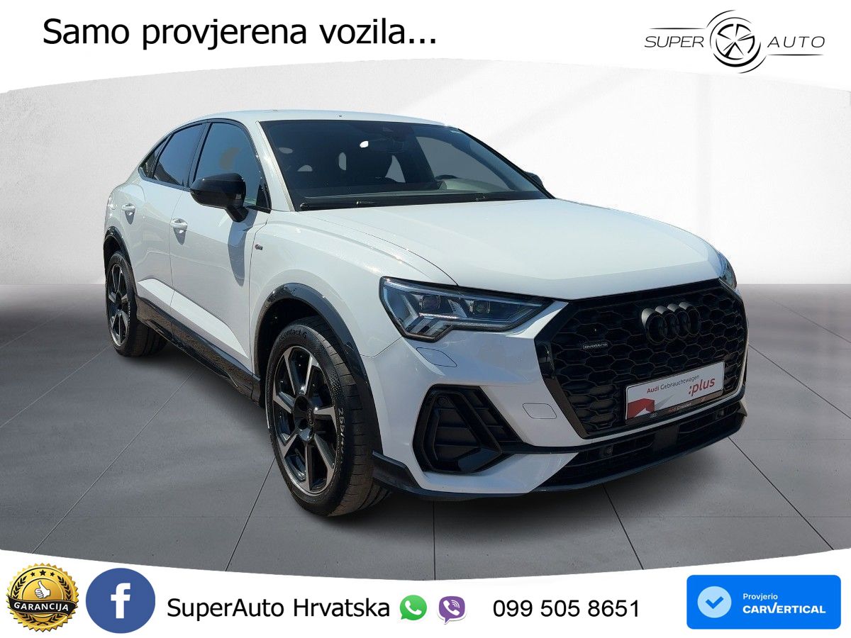 Audi Q3 Sportback 40 TDI (200 KS) quattro S tronic S line MATRIX+GR SJED+KAM