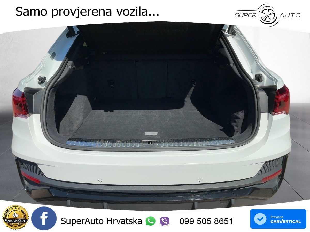Audi Q3 Sportback 40 TDI (200 KS) quattro S tronic S line MATRIX+GR SJED+KAM