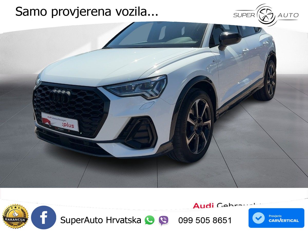 Audi Q3 Sportback 40 TDI (200 KS) quattro S tronic S line MATRIX+GR SJED+KAM