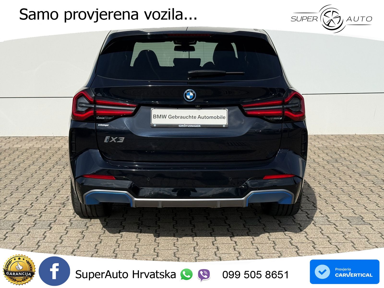 BMW iX3 80 kWh (286 KS) LED+GR SJED+ACC