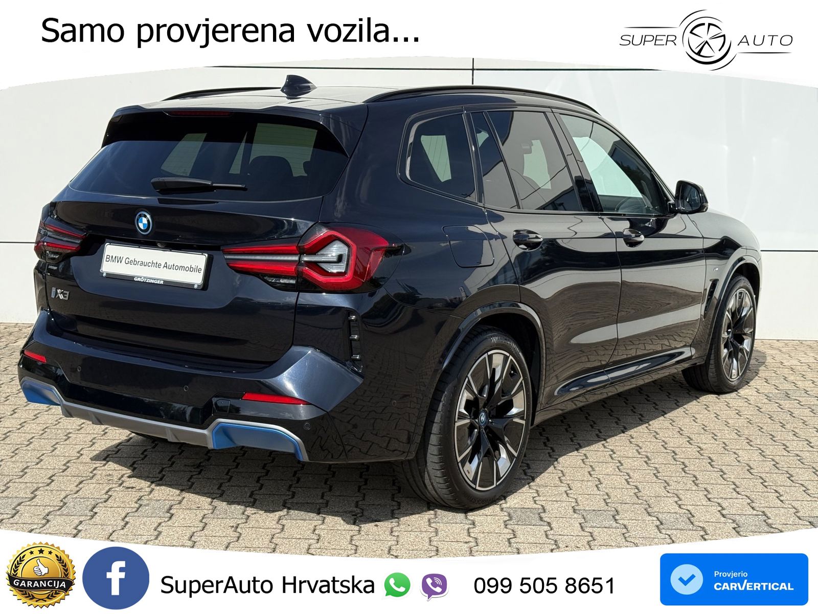 BMW iX3 80 kWh (286 KS) LED+GR SJED+ACC