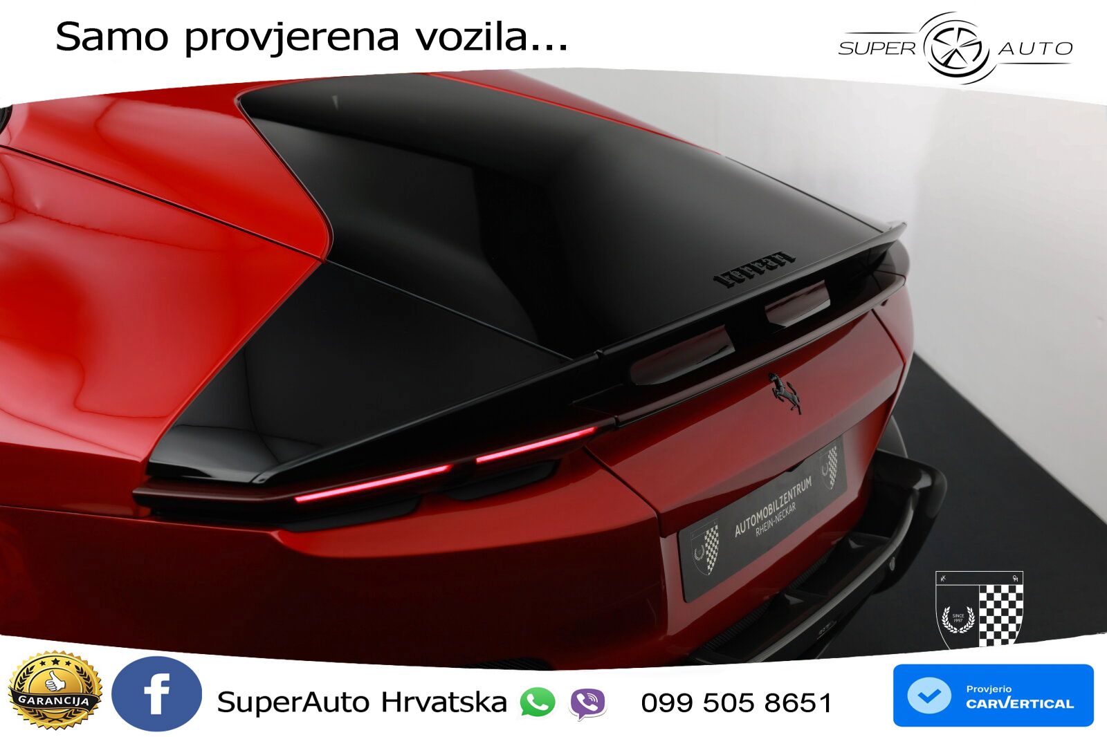 Ferrari 12Cilindri Spider 6.5 V12 (830 KS) F1 DCT LED+GR SJED+ACC