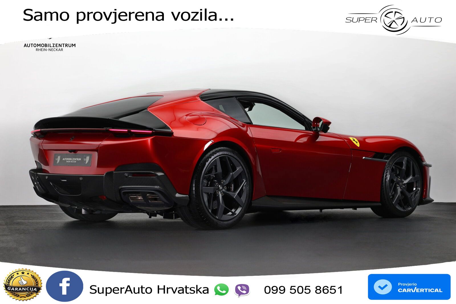 Ferrari 12Cilindri Spider 6.5 V12 (830 KS) F1 DCT LED+GR SJED+ACC
