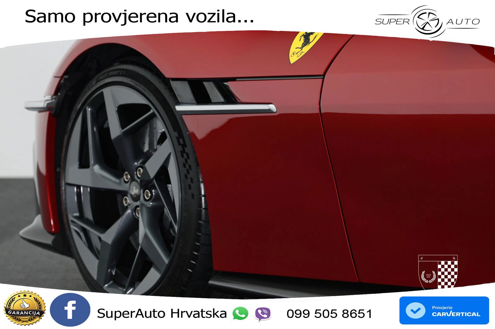 Ferrari 12Cilindri Spider 6.5 V12 (830 KS) F1 DCT LED+GR SJED+ACC