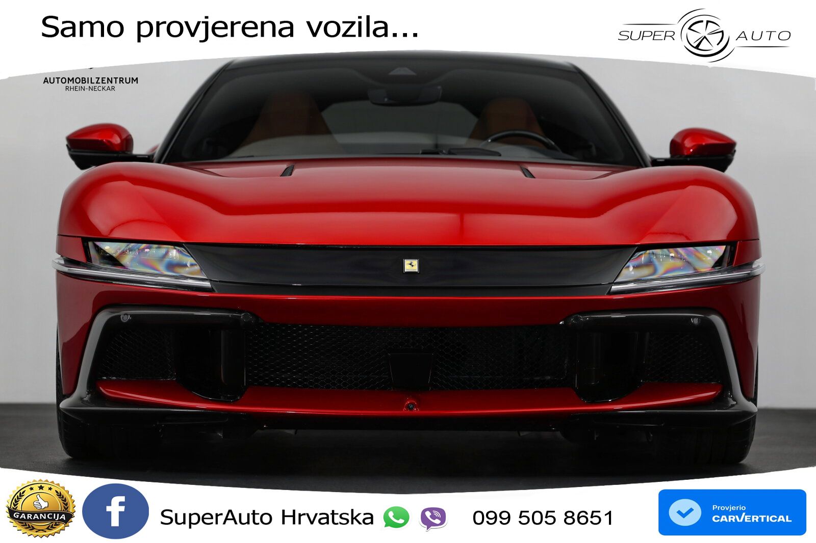 Ferrari 12Cilindri Spider 6.5 V12 (830 KS) F1 DCT LED+GR SJED+ACC