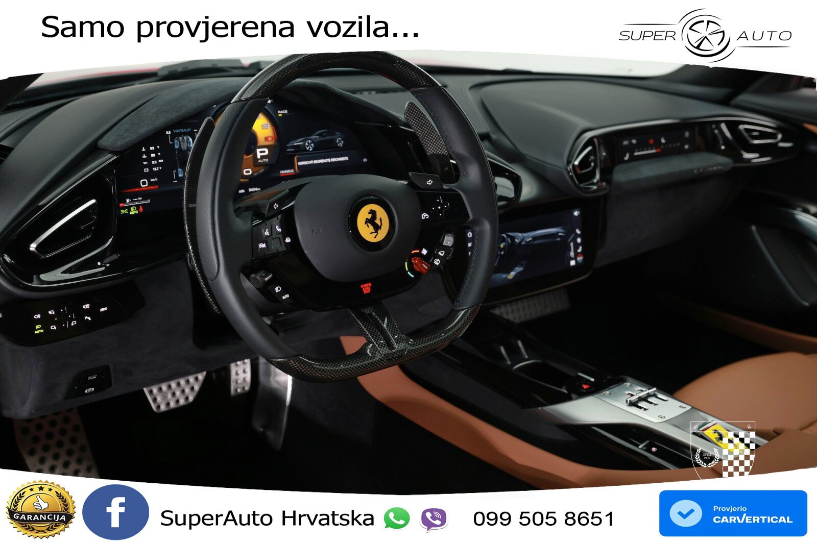 Ferrari 12Cilindri Spider 6.5 V12 (830 KS) F1 DCT LED+GR SJED+ACC
