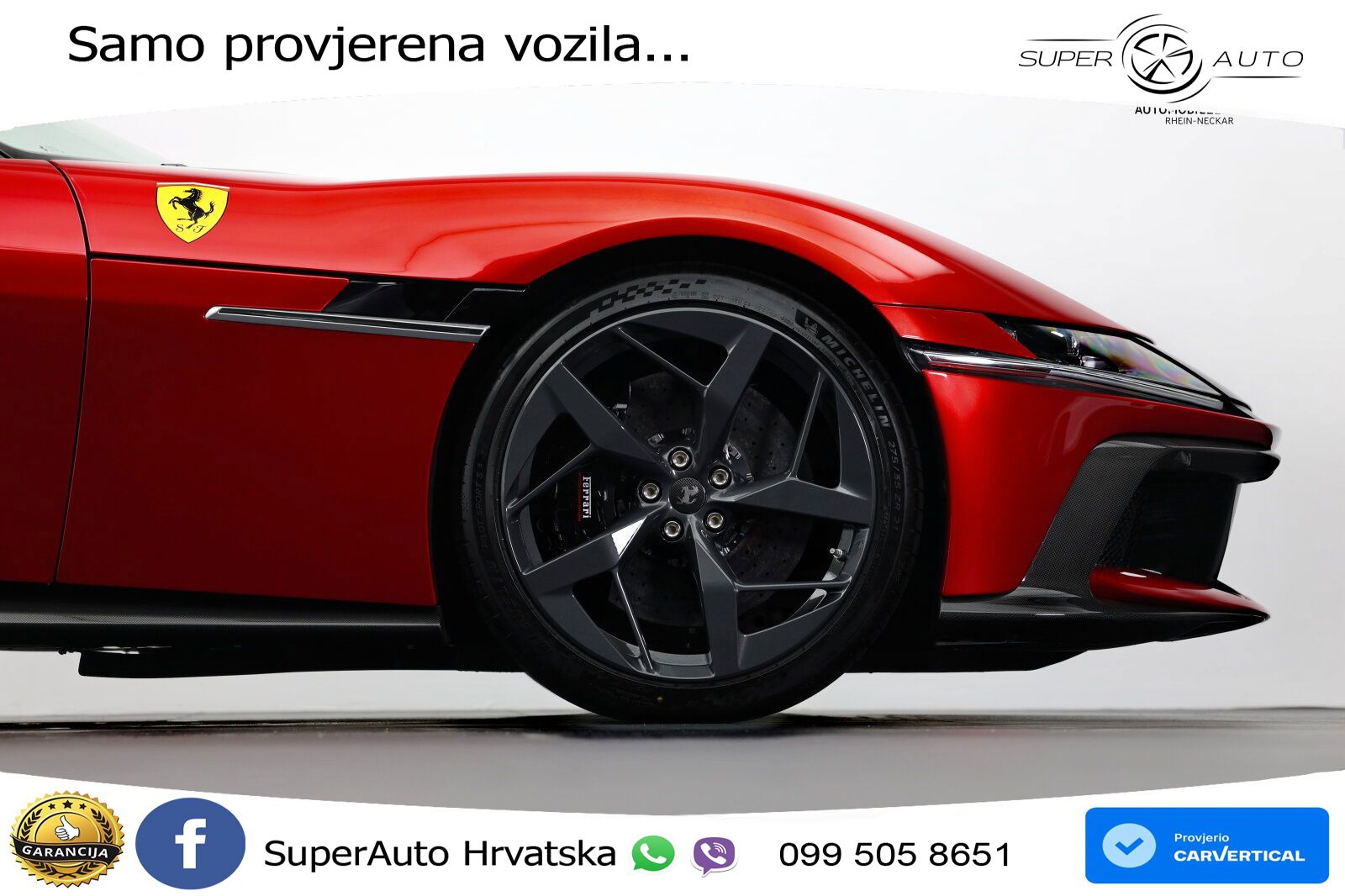 Ferrari 12Cilindri Spider 6.5 V12 (830 KS) F1 DCT LED+GR SJED+ACC