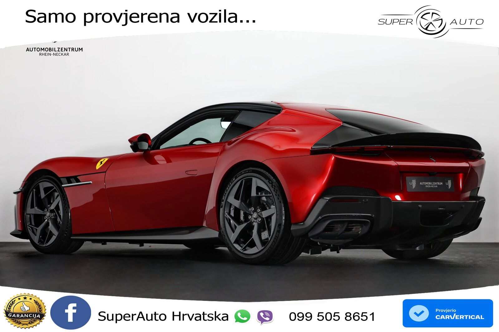 Ferrari 12Cilindri Spider 6.5 V12 (830 KS) F1 DCT LED+GR SJED+ACC
