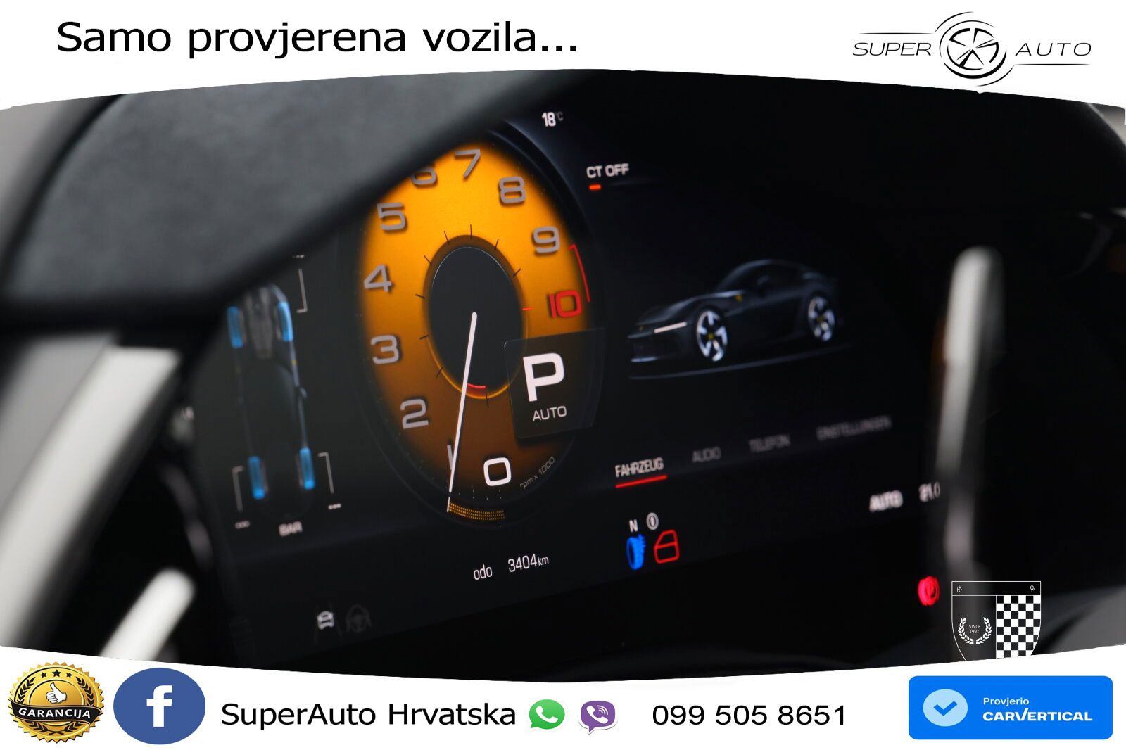 Ferrari 12Cilindri Spider 6.5 V12 (830 KS) F1 DCT LED+GR SJED+ACC