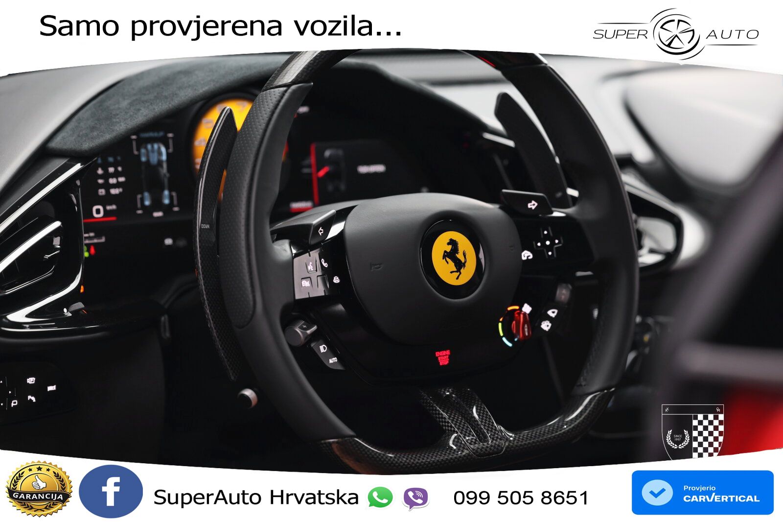 Ferrari 12Cilindri Spider 6.5 V12 (830 KS) F1 DCT LED+GR SJED+ACC
