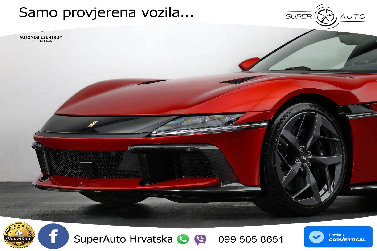 Ferrari 12Cilindri Spider 6.5 V12 (830 KS) F1 DCT LED+GR SJED+ACC