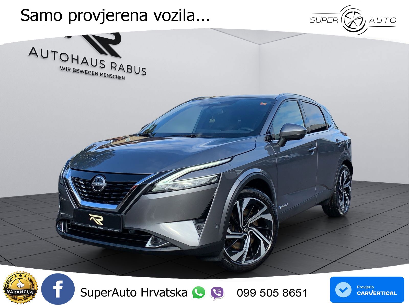 Nissan Qashqai e-POWER 1.5 VC-T (190 KS) Automatic Tekna LED+GR SJED+ACC