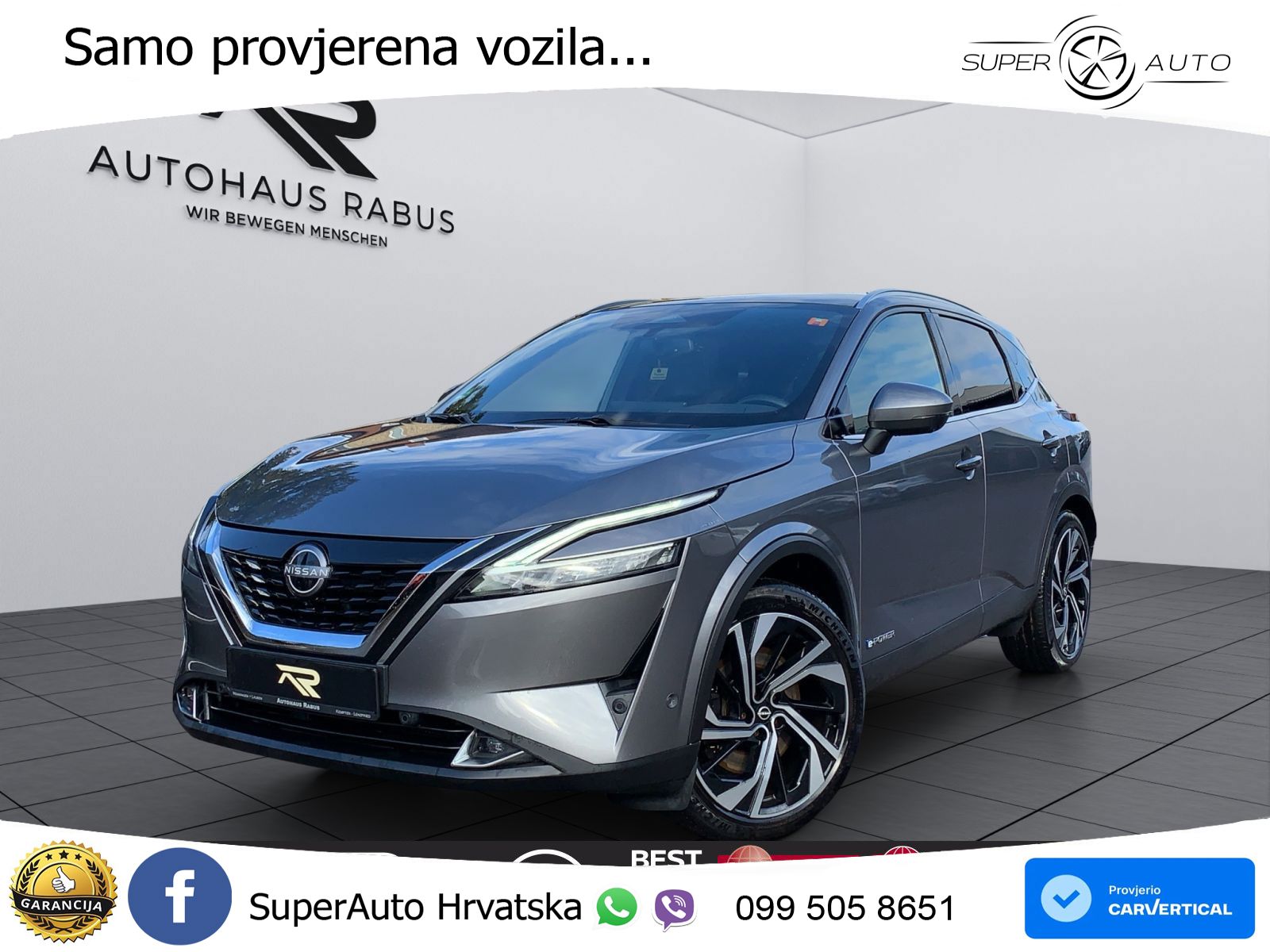 Nissan Qashqai e-POWER 1.5 VC-T (190 KS) Automatic Tekna LED+GR SJED+ACC