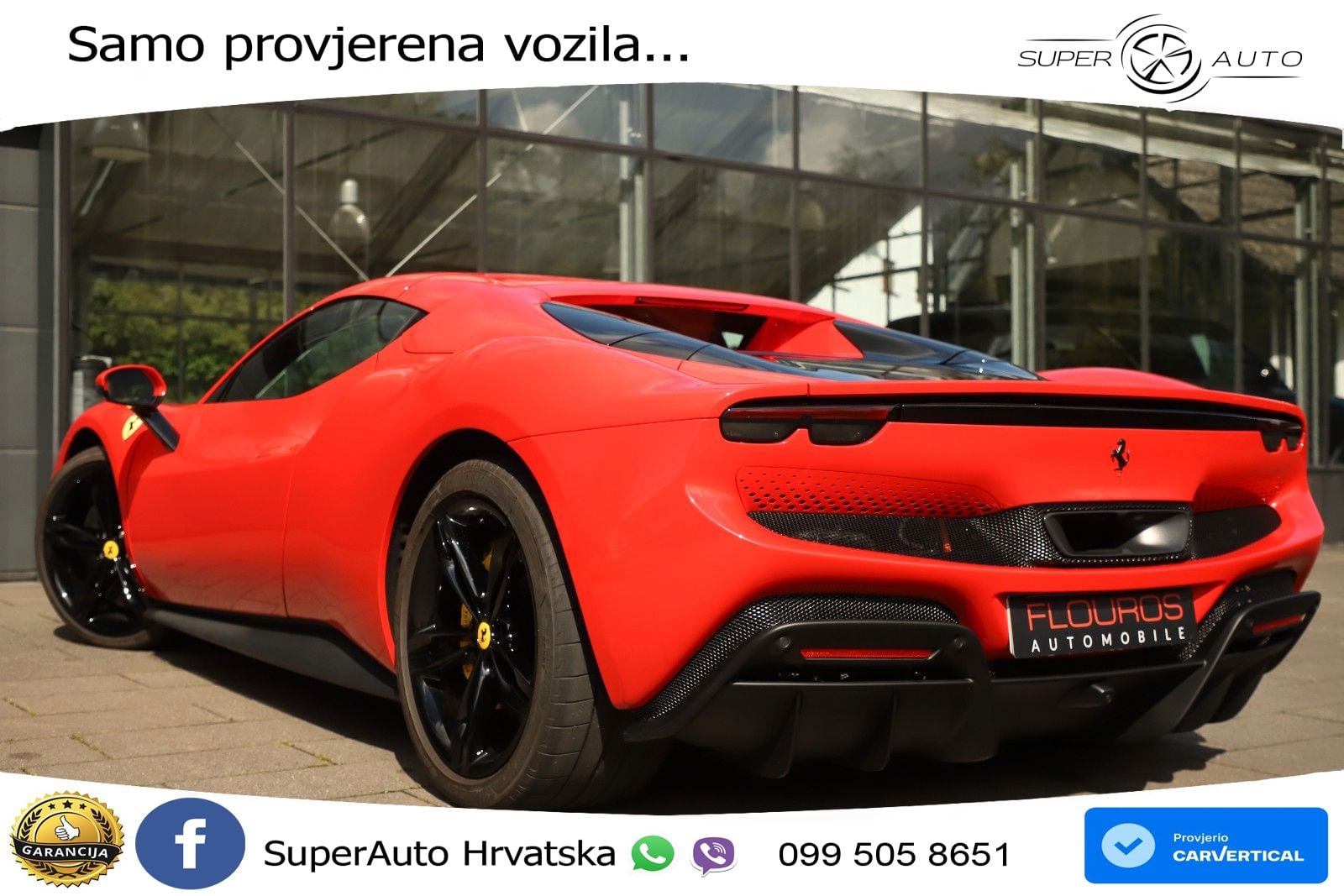 Ferrari 296 GTS 3.0 V6 (830 KS) F1 DCT