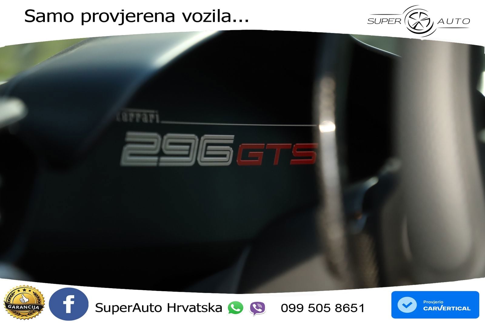 Ferrari 296 GTS 3.0 V6 (830 KS) F1 DCT