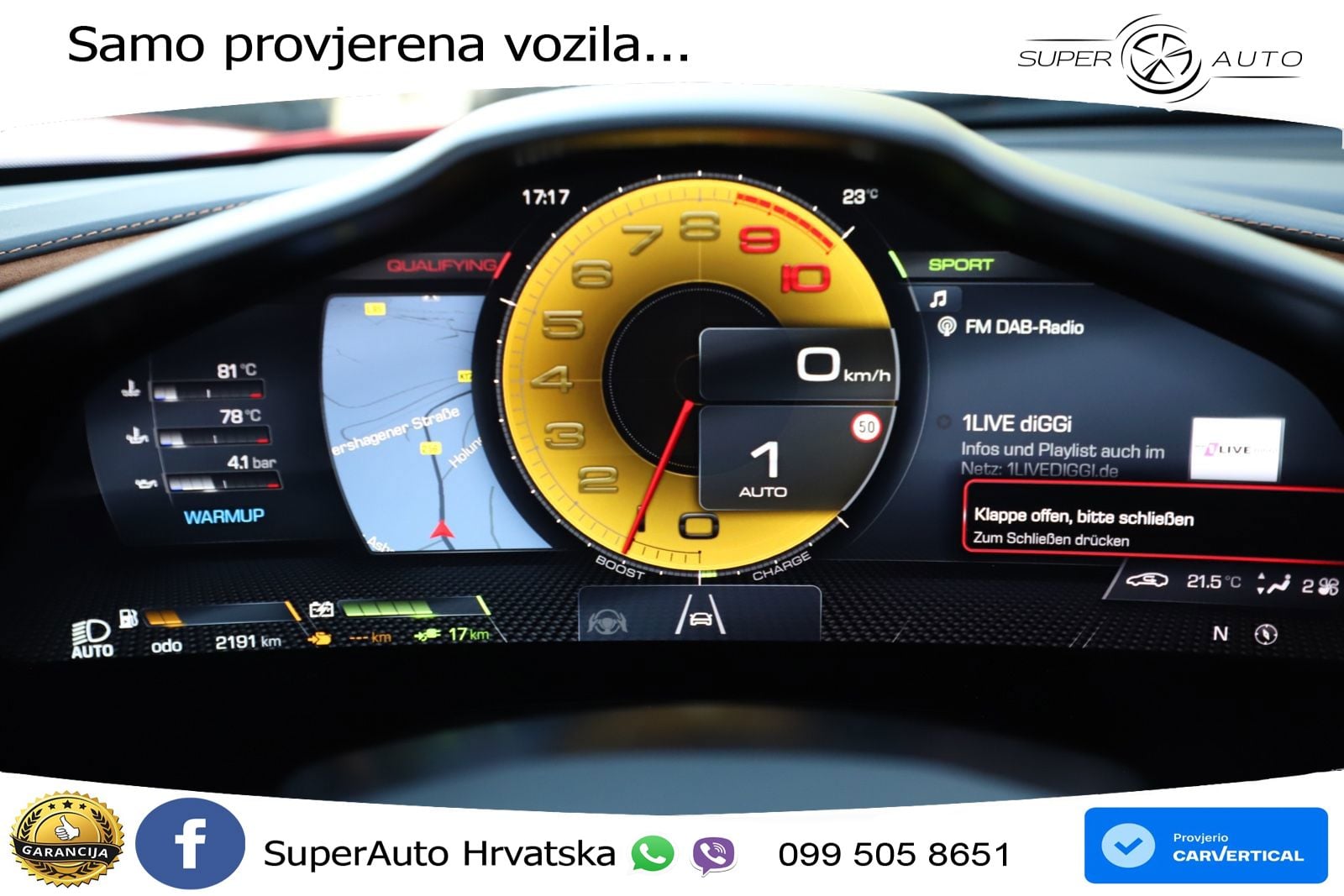 Ferrari 296 GTS 3.0 V6 (830 KS) F1 DCT