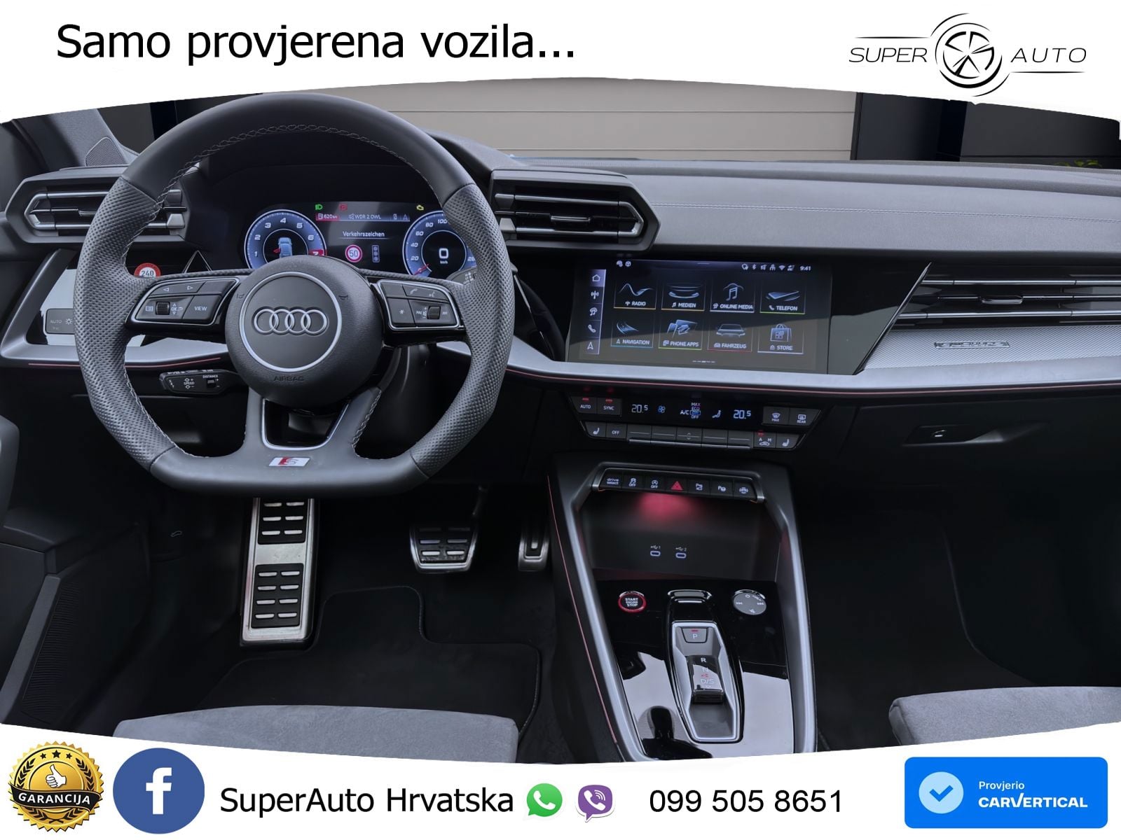 Audi S3 2.0 TFSI (333 KS) quattro S tronic MATRIX+GR SJED+KAM