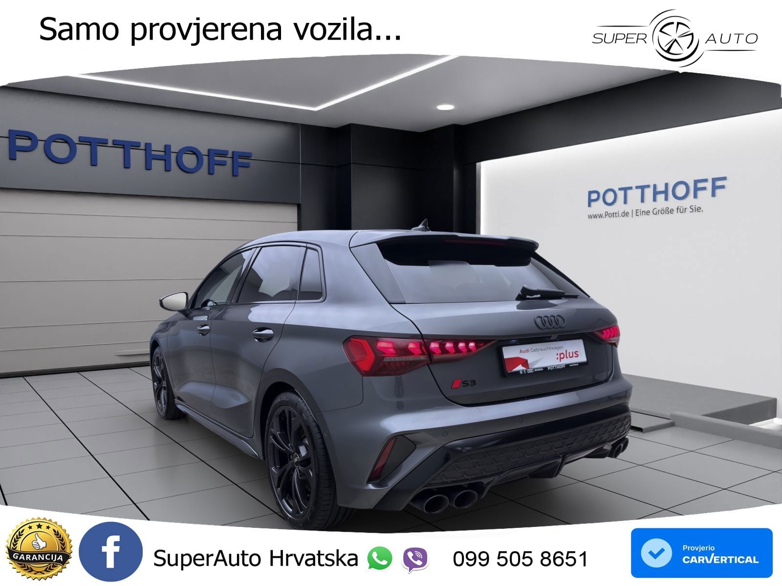 Audi S3 2.0 TFSI (333 KS) quattro S tronic MATRIX+GR SJED+KAM
