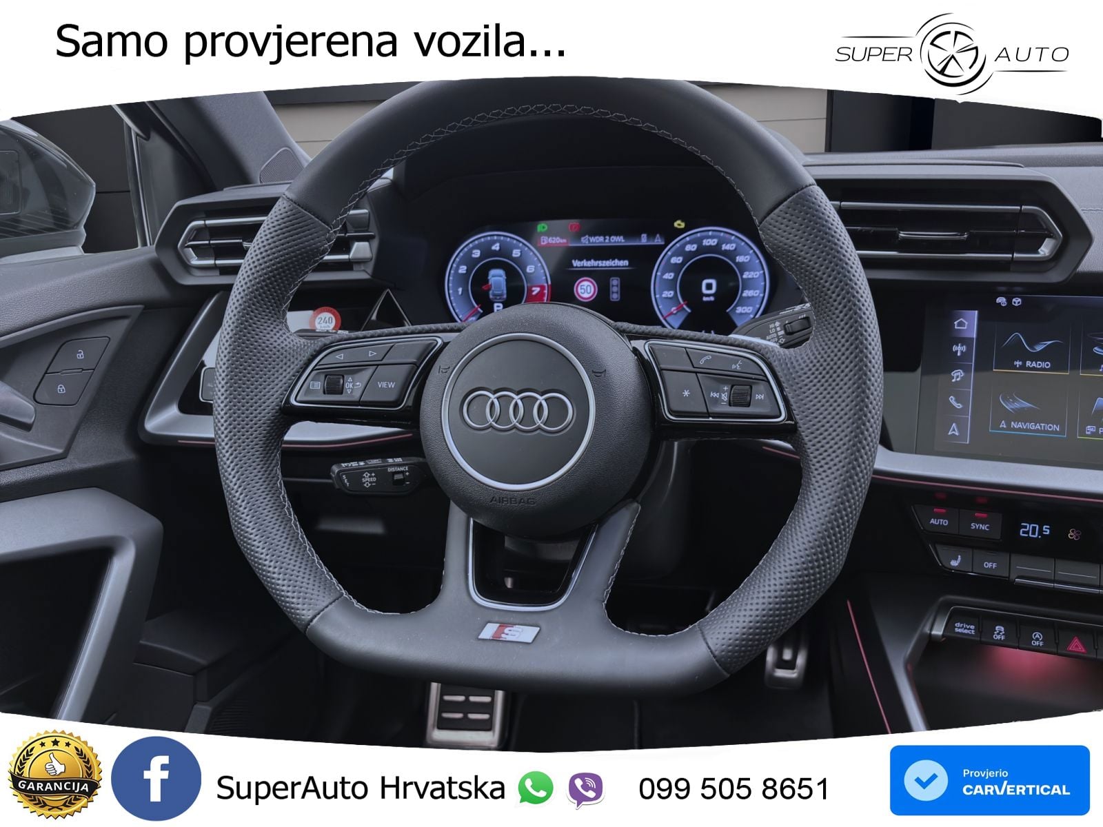 Audi S3 2.0 TFSI (333 KS) quattro S tronic MATRIX+GR SJED+KAM
