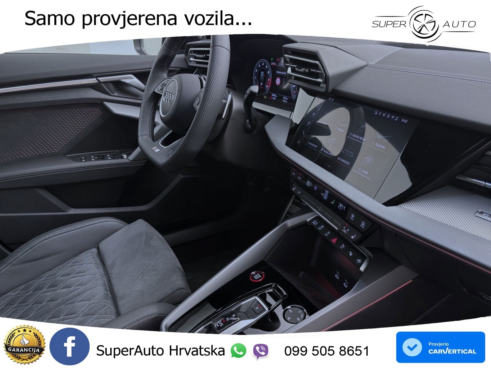 Audi S3 2.0 TFSI (333 KS) quattro S tronic MATRIX+GR SJED+KAM