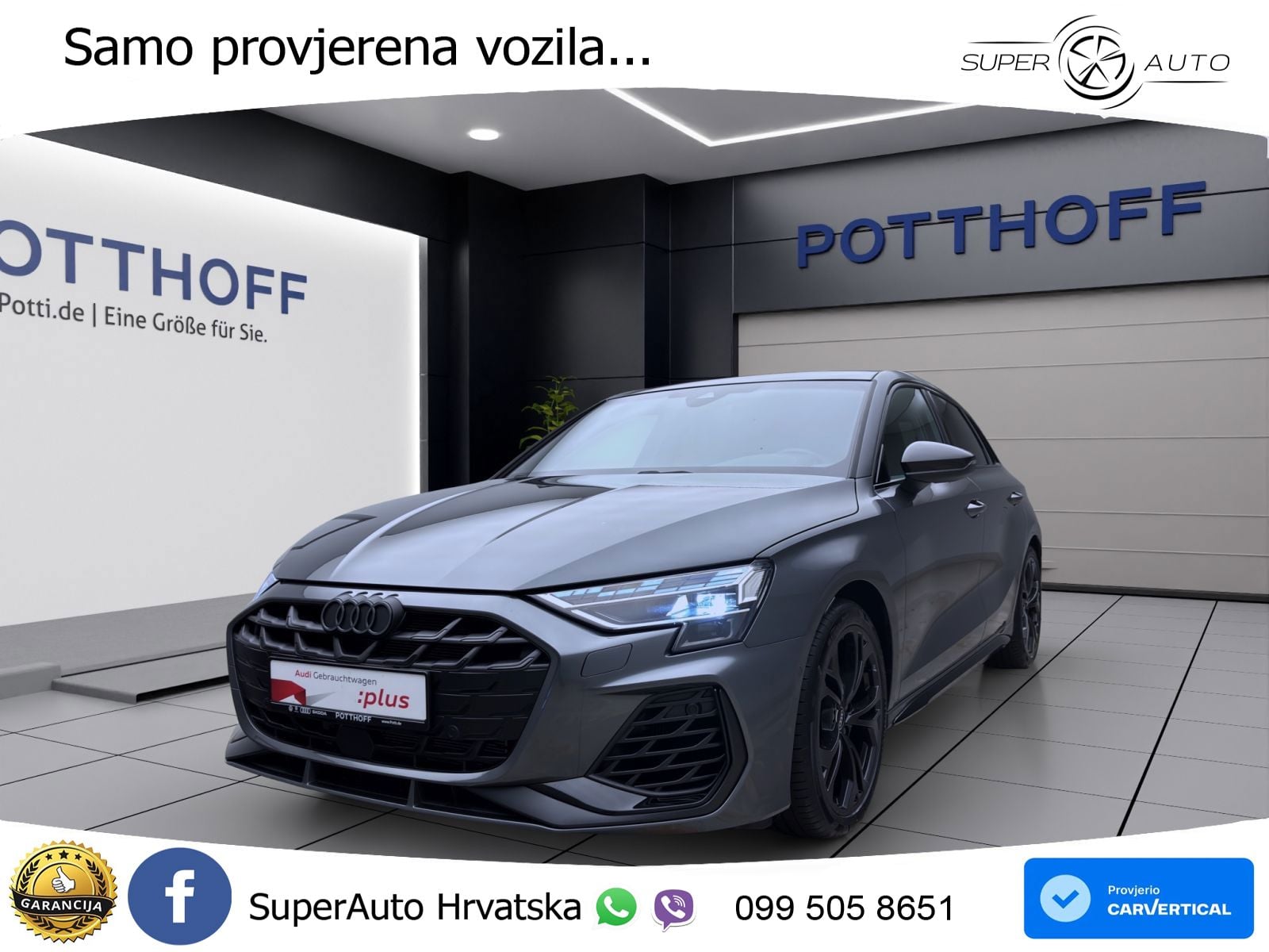 Audi S3 2.0 TFSI (333 KS) quattro S tronic MATRIX+GR SJED+KAM