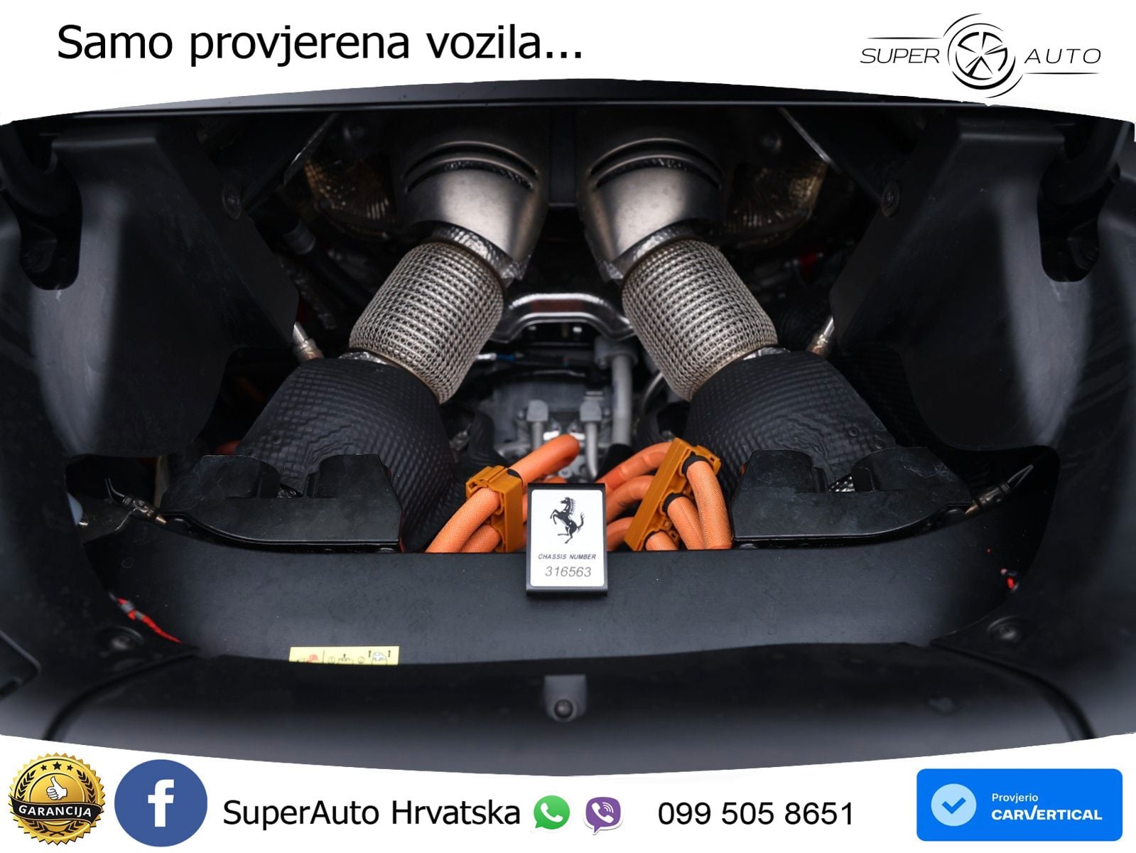 Ferrari 296 GTS 3.0 V6 (830 KS) F1 DCT ZRAČNI+ACC+GR SJED+KAM