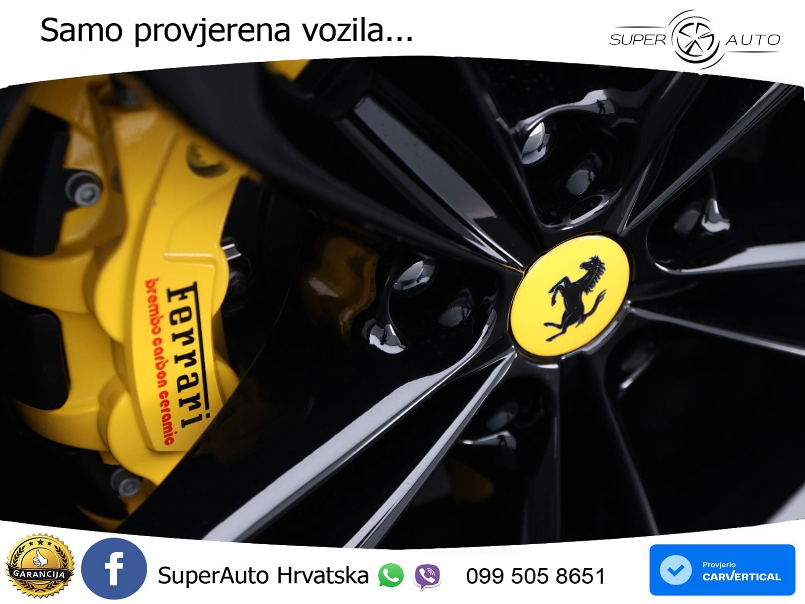 Ferrari 296 GTS 3.0 V6 (830 KS) F1 DCT ZRAČNI+ACC+GR SJED+KAM