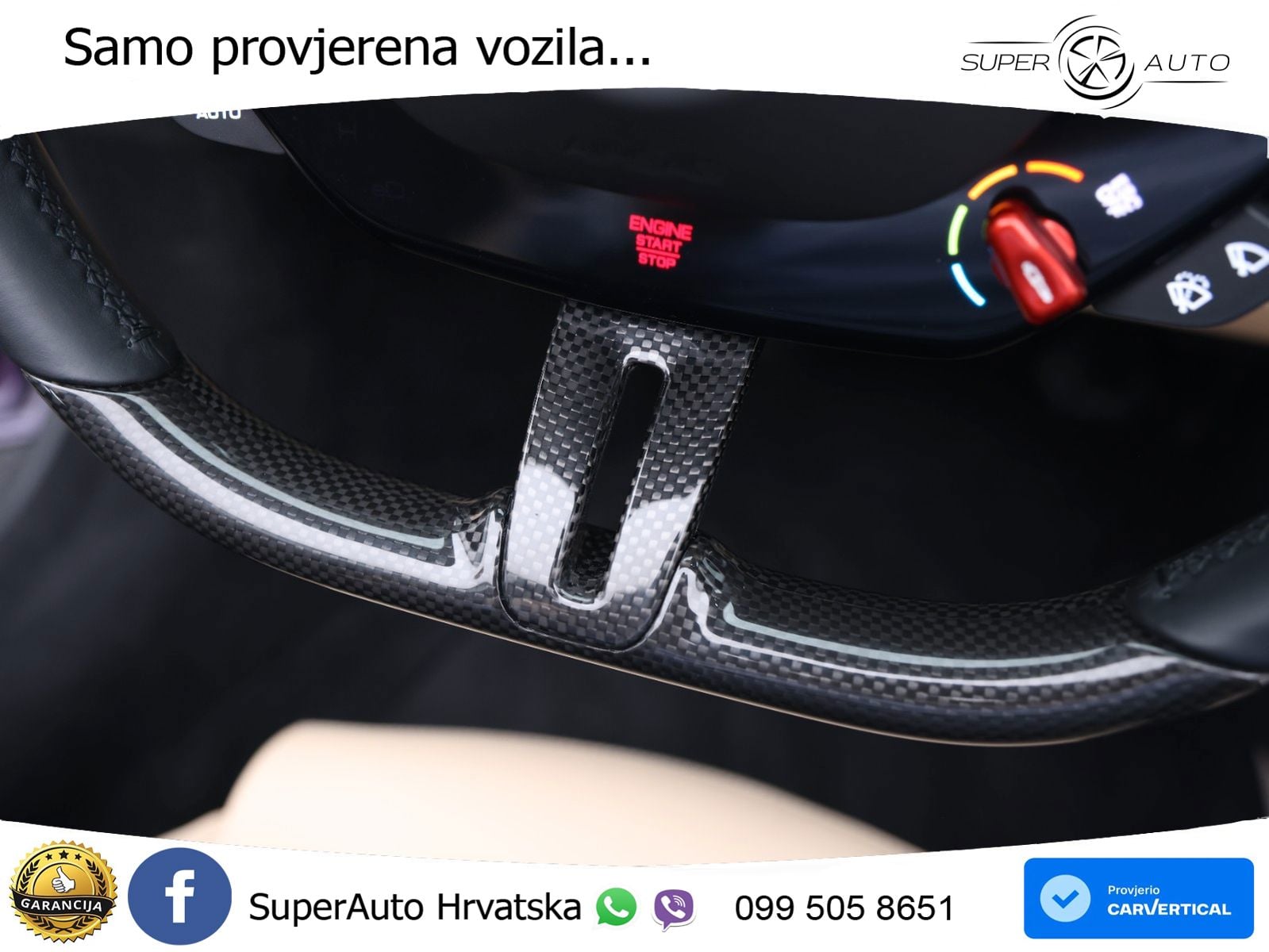 Ferrari 296 GTS 3.0 V6 (830 KS) F1 DCT ZRAČNI+ACC+GR SJED+KAM