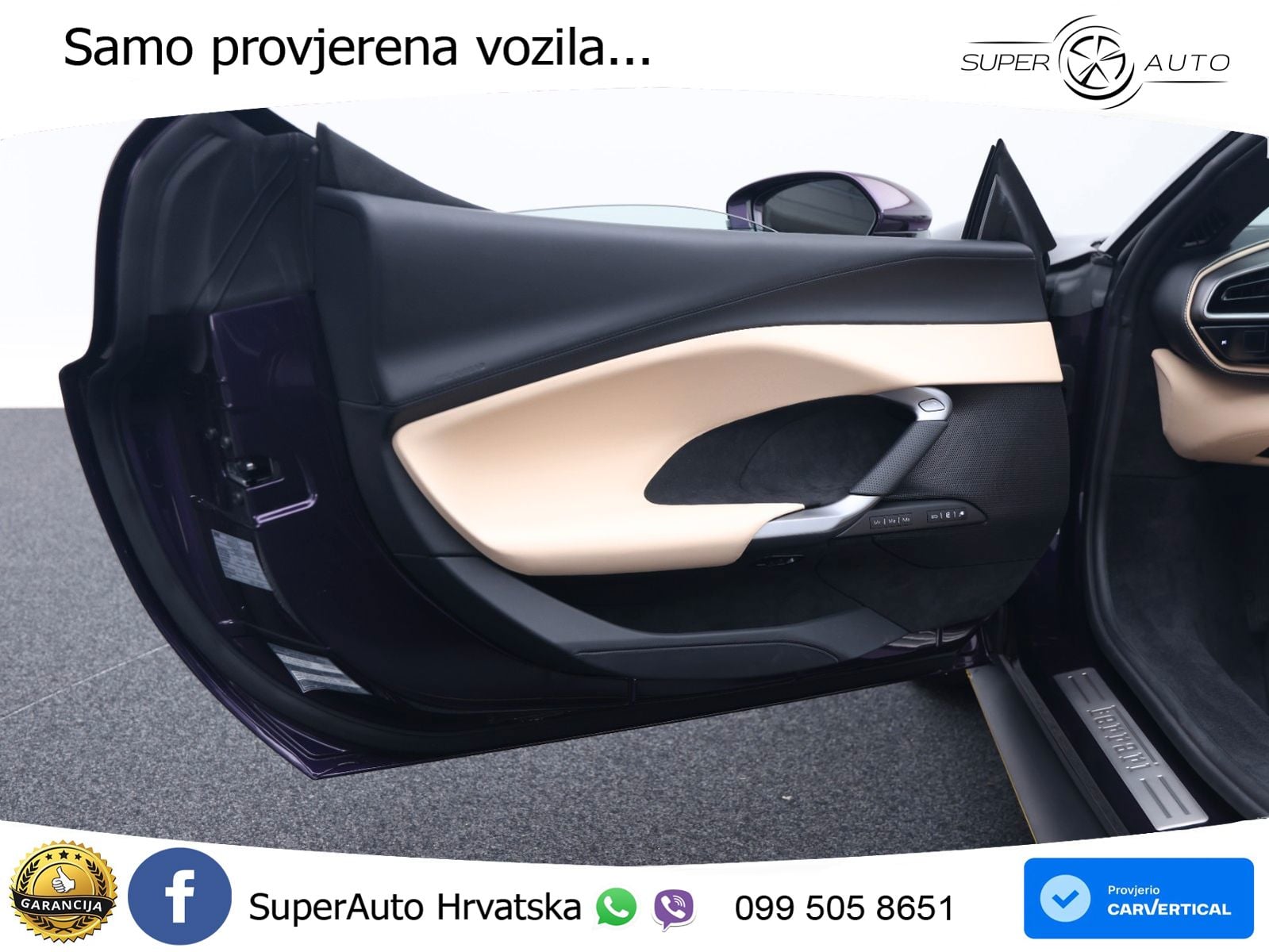 Ferrari 296 GTS 3.0 V6 (830 KS) F1 DCT ZRAČNI+ACC+GR SJED+KAM