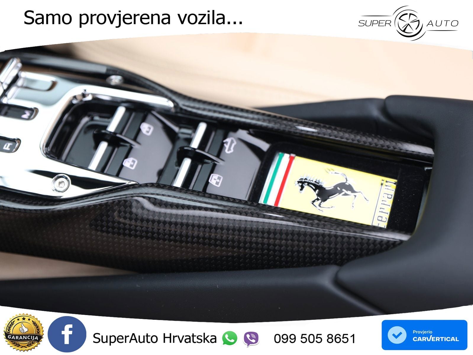 Ferrari 296 GTS 3.0 V6 (830 KS) F1 DCT ZRAČNI+ACC+GR SJED+KAM