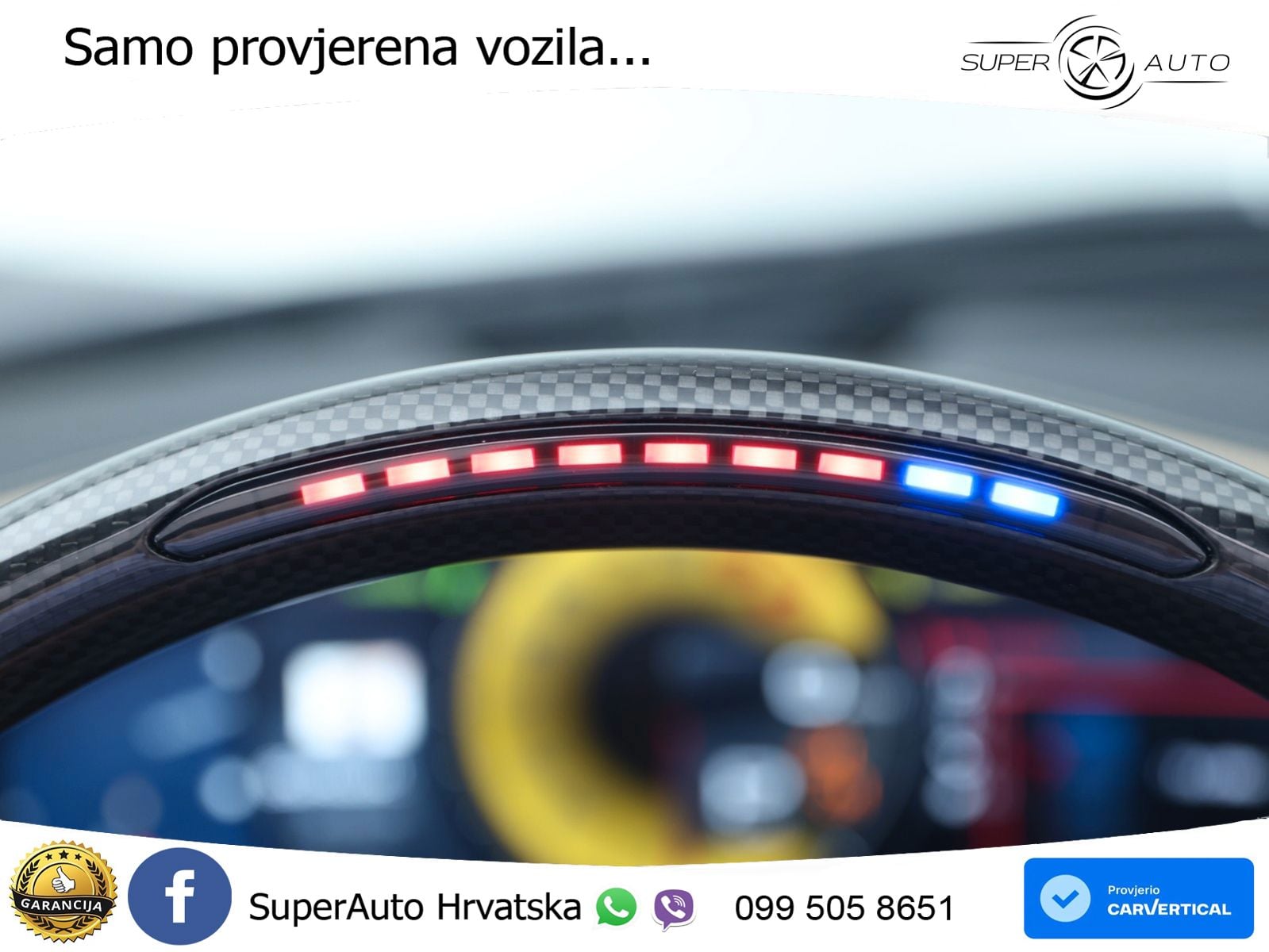 Ferrari 296 GTS 3.0 V6 (830 KS) F1 DCT ZRAČNI+ACC+GR SJED+KAM