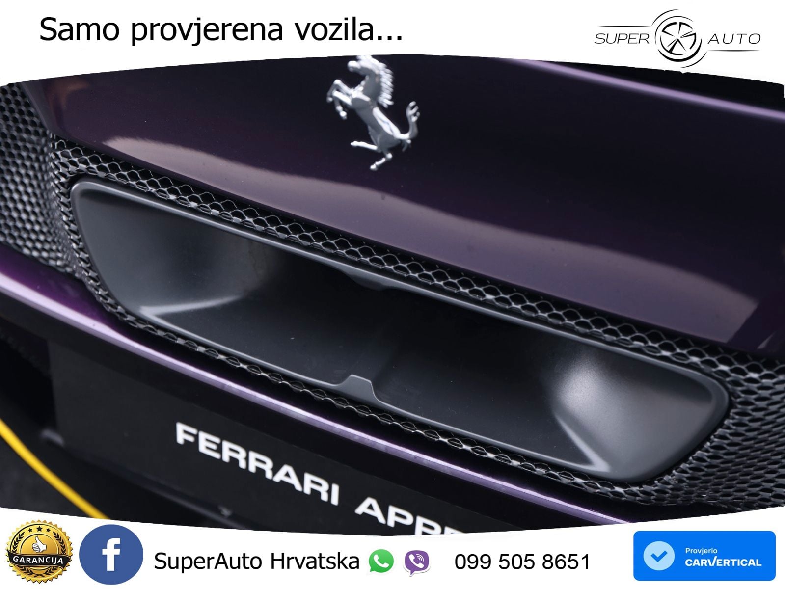 Ferrari 296 GTS 3.0 V6 (830 KS) F1 DCT ZRAČNI+ACC+GR SJED+KAM