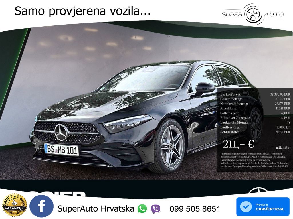 Mercedes-Benz A 220 4MATIC 8G-DCT AMG LED+GR SJED+ACC