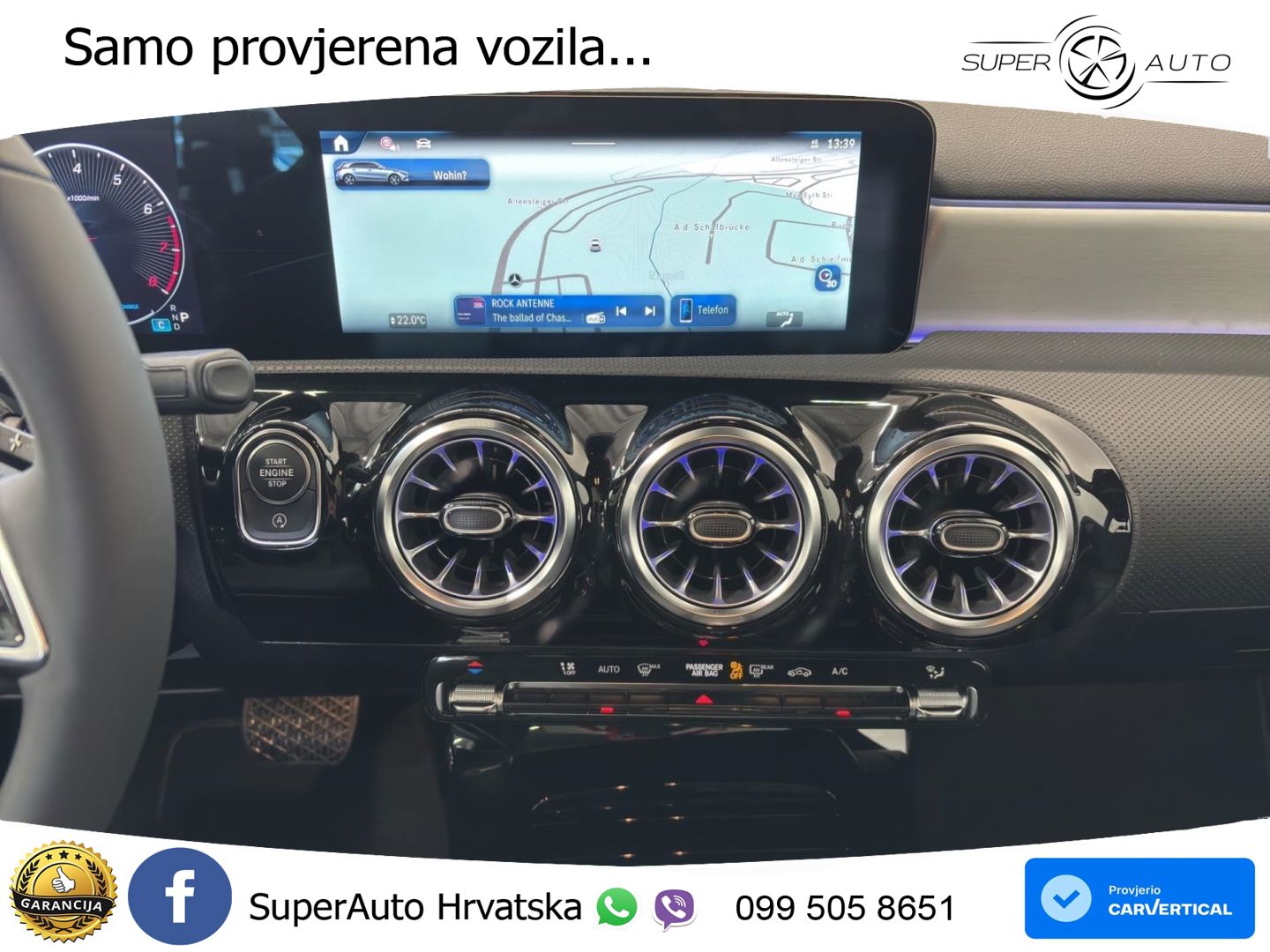 Mercedes-Benz A 180 7G-DCT LED+GR SJED+ACC