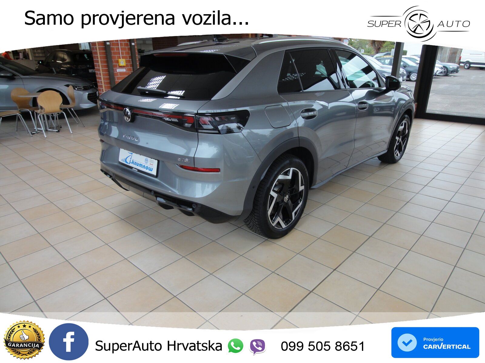 Volkswagen T-Roc 1.5 eTSI (150 KS)  DSG R-Line LED+GR SJED+ACC
