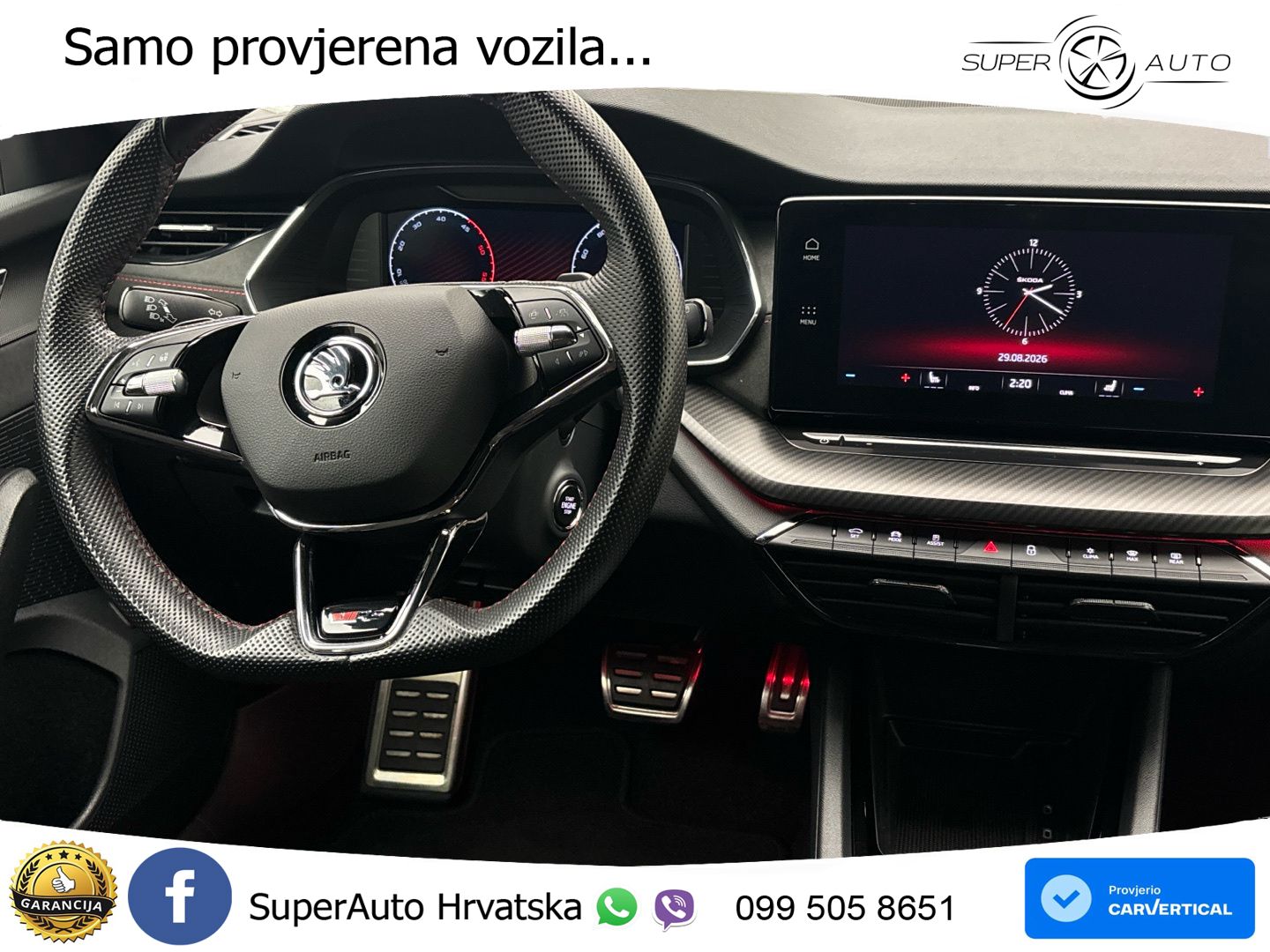 Škoda Octavia Combi RS 2.0 TDI (200 KS) DSG LED+GR SJED+ACC