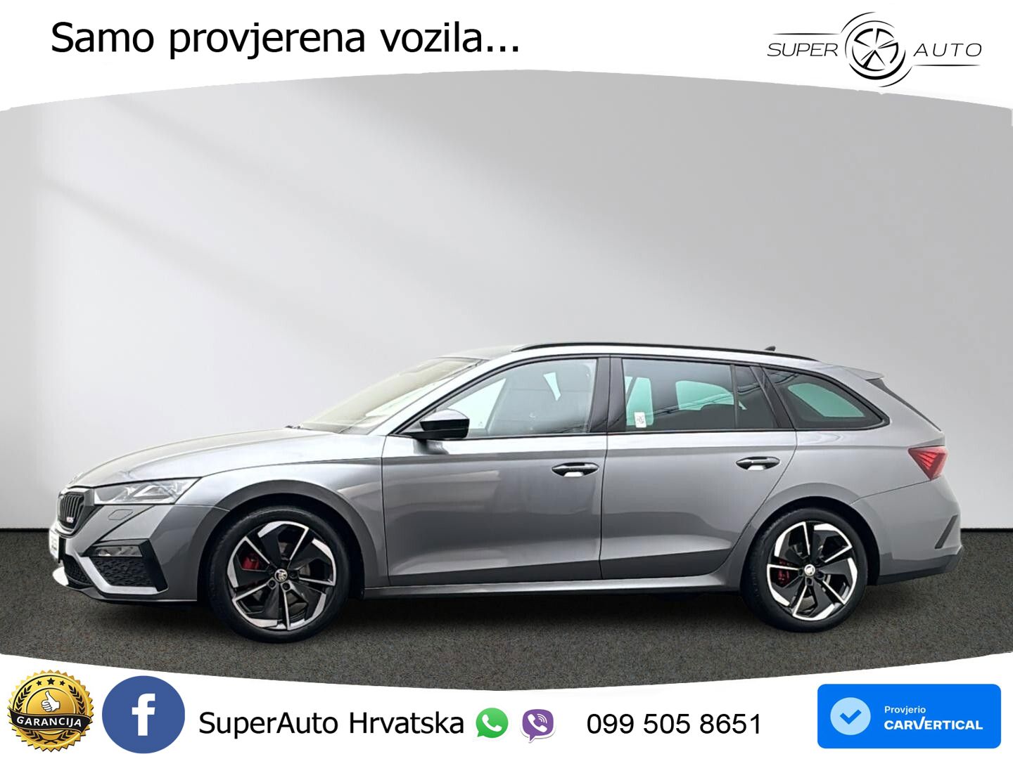 Škoda Octavia Combi RS 2.0 TDI (200 KS) DSG LED+GR SJED+ACC