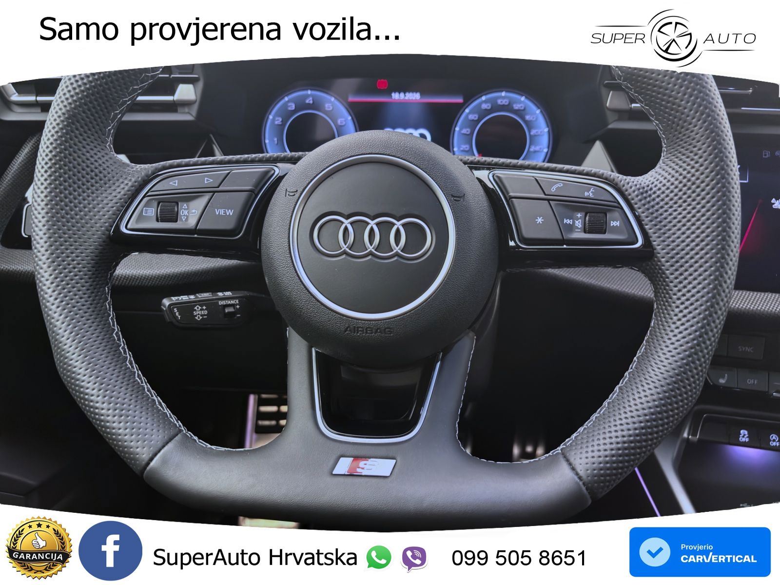Audi A3 Sportback 30 TFSI (116 KS) S line LED+GR SJED+ACC