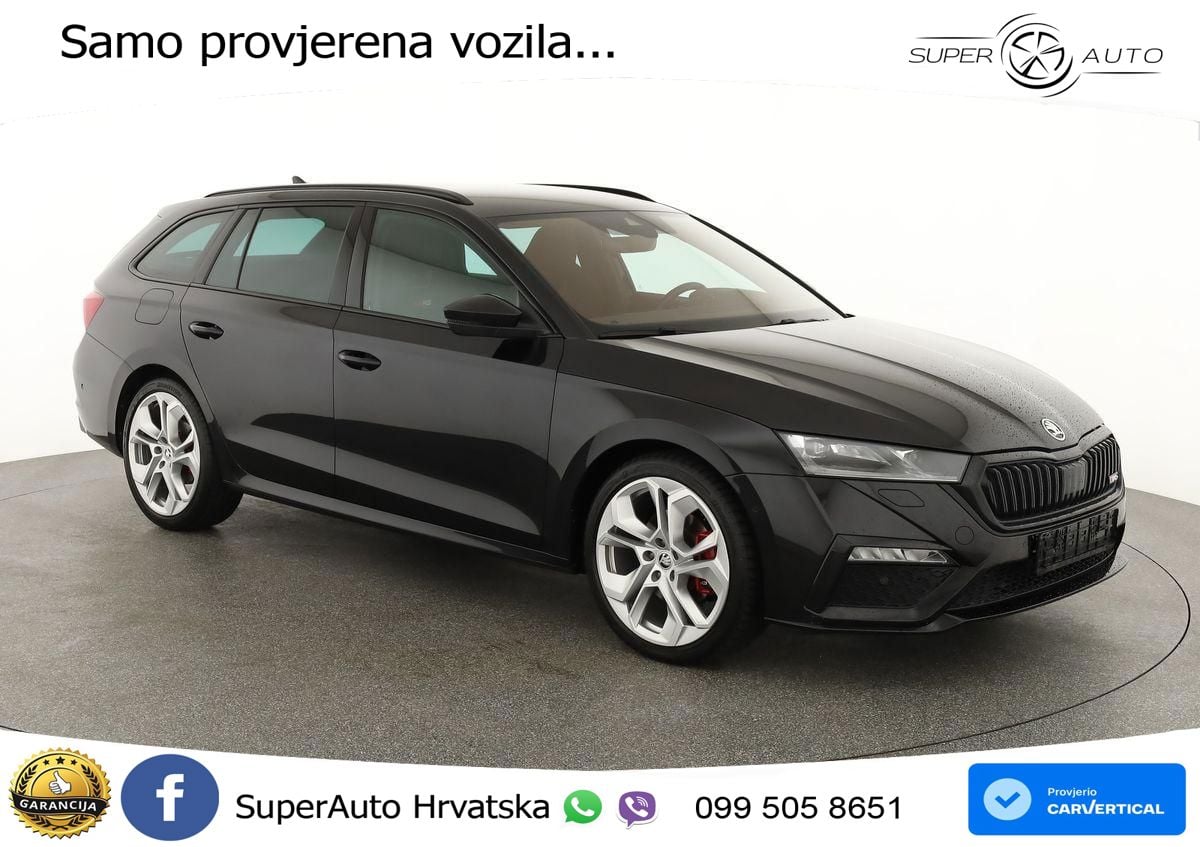 Škoda Octavia Combi RS 2.0 TDI (200 KS) DSG LED+GR SJED+ACC
