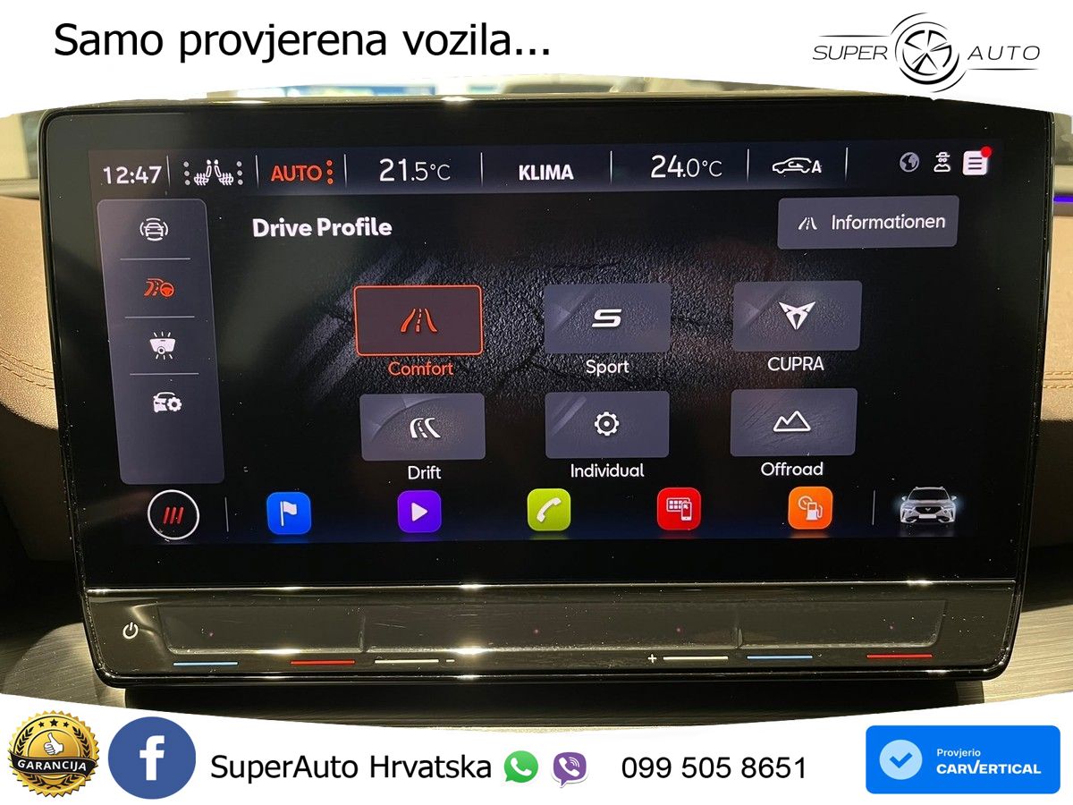 Cupra Formentor VZ5 2.5 TSI (390 KS) 4Drive DSG LED+GR SJED+ACC
