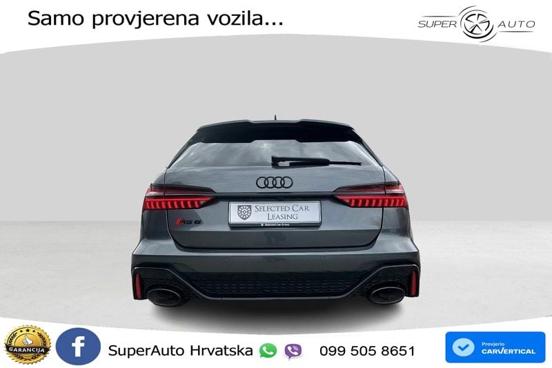 Audi RS6 Avant 4.0 TFSI V8 performance (630 KS)  quattro tiptronic LED+GR SJED+ACC