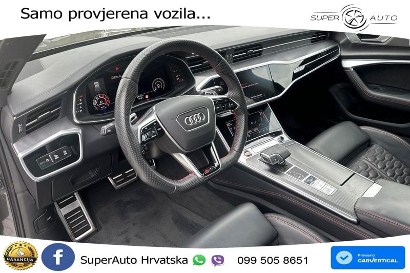 Audi RS6 Avant 4.0 TFSI V8 performance (630 KS)  quattro tiptronic LED+GR SJED+ACC
